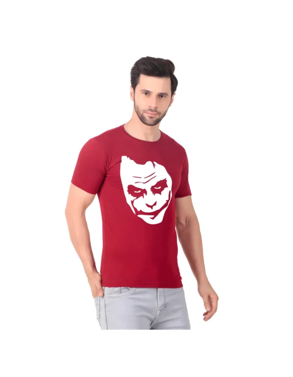 Fabstieve men Solid Round Neck Pure Cotton Brown (Vk-219_Print-5)