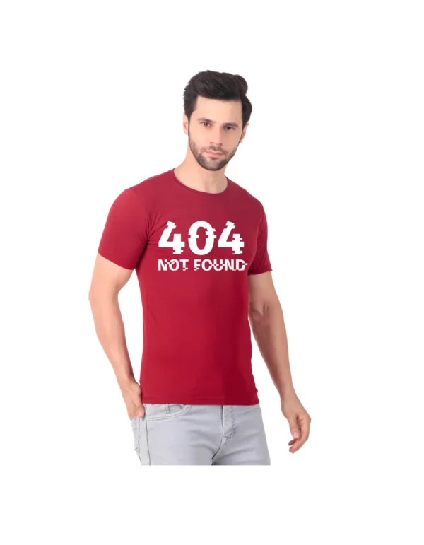 Fabstieve men Solid Round Neck Pure Cotton Brown (Vk-219_Print-105)