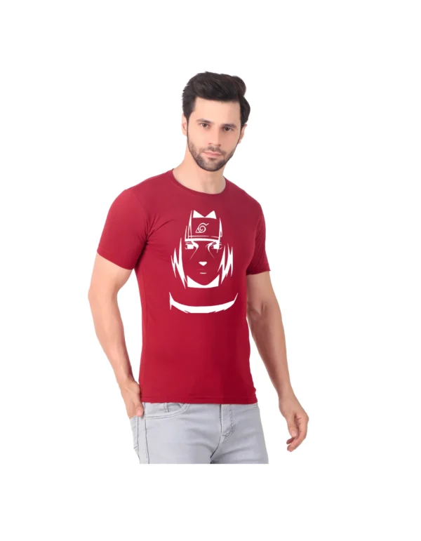 Fabstieve men Solid Round Neck Pure Cotton Brown (Vk-219_Print-27)