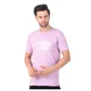 Fabstieve men Solid Round Neck Pure Cotton Brown (Vk-219_Print-42)