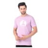 Fabstieve men Solid Round Neck Pure Cotton Brown (Vk-219_Print-73)