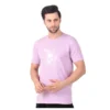 Fabstieve men Solid Round Neck Pure Cotton Brown (Vk-219_Print-158)
