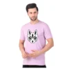 Fabstieve men Solid Round Neck Pure Cotton Brown (Vk-219_Print-162)