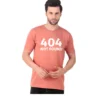 Fabstieve men Solid Round Neck Pure Cotton Brown (Vk-219_Print-105)