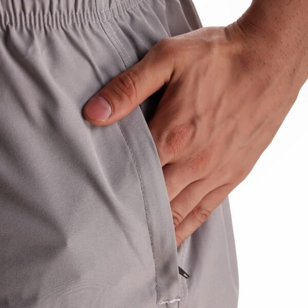 Black Lycra Blend Solid Short For Men - Image 23
