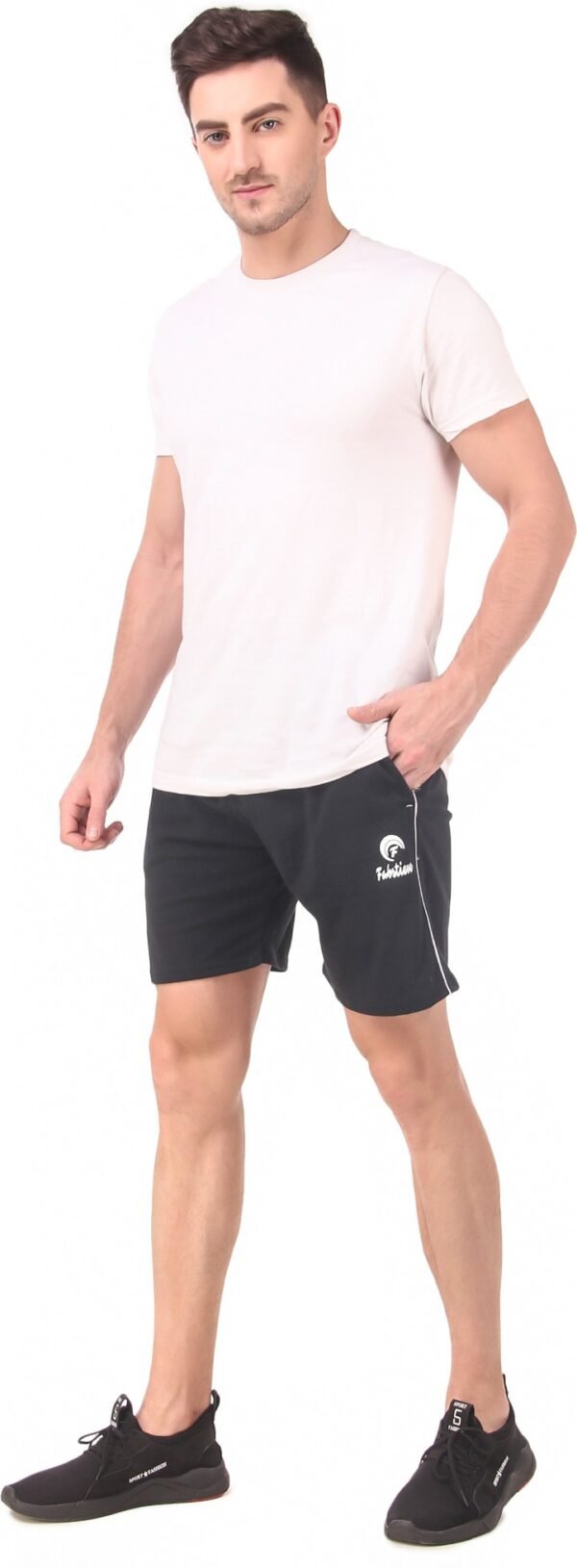 Grey Hosiery Solid Short For Men - Image 14