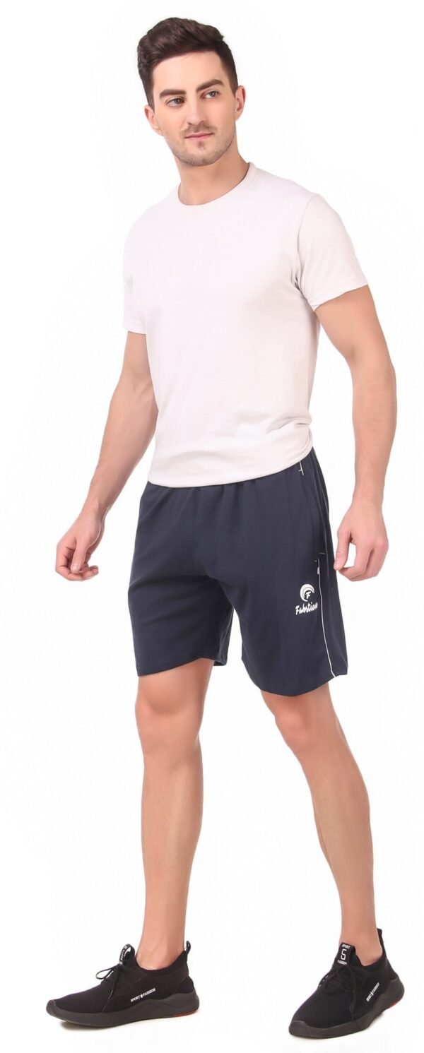 Grey Hosiery Solid Short For Men - Image 9