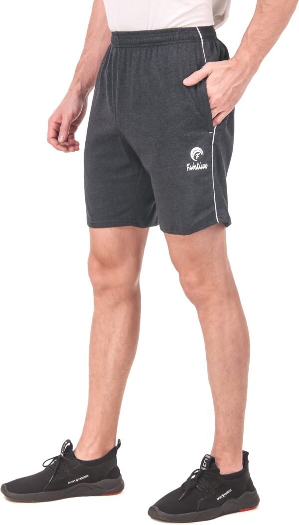 Grey Hosiery Solid Short For Men - Image 17