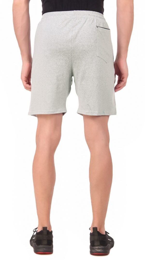 Grey Hosiery Solid Short For Men - Image 2