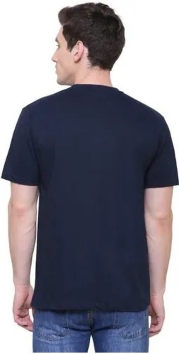 Red Cotton Blend Typography T-Shirt For Men - Image 5