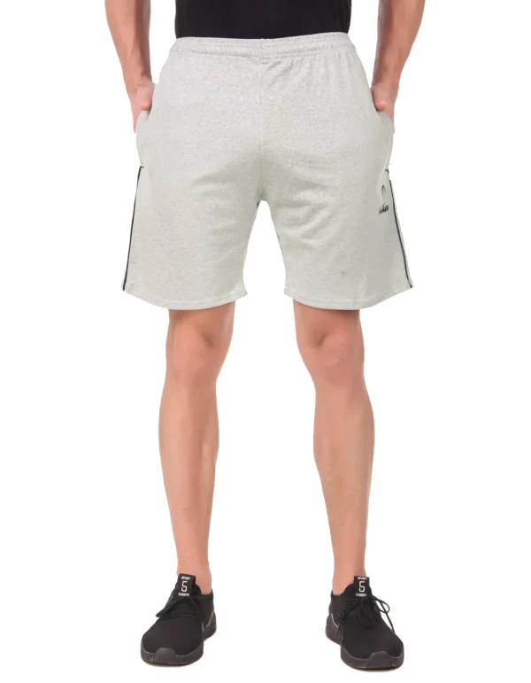 Grey Hosiery Solid Short For Men