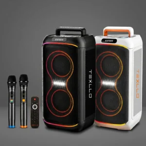 TEXLLO CLUB 320 320W Party Speaker with Dual Mic & RGB