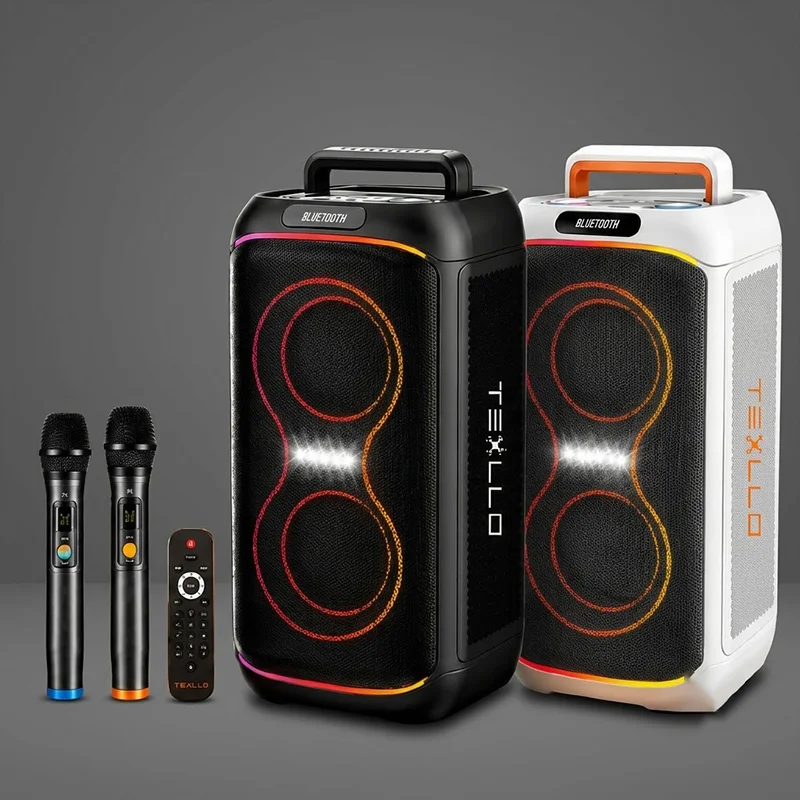 TEXLLO CLUB 320 320W Party Speaker with Dual Mic & RGB